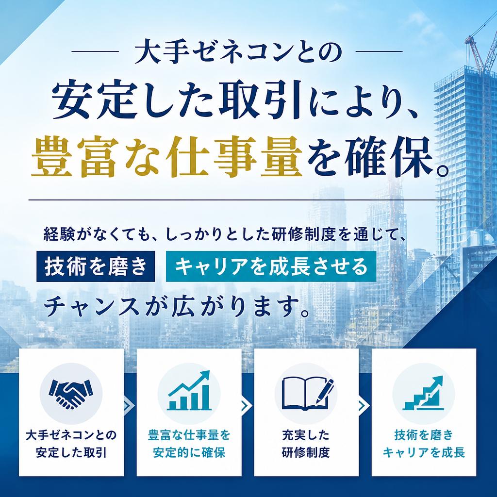安定した職場での成長機会