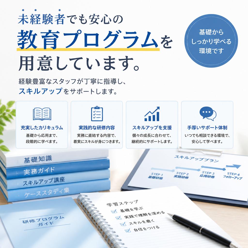 充実した教育カリキュラム
