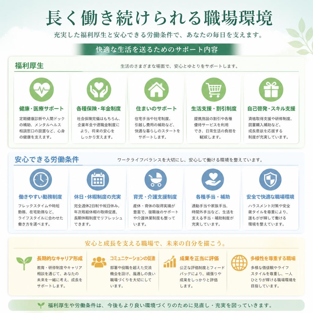 働きやすい職場環境