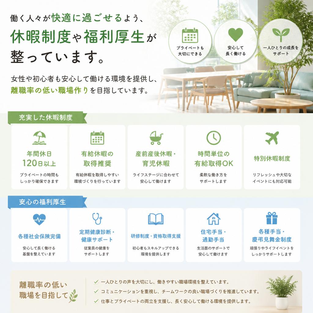 働きやすい職場環境