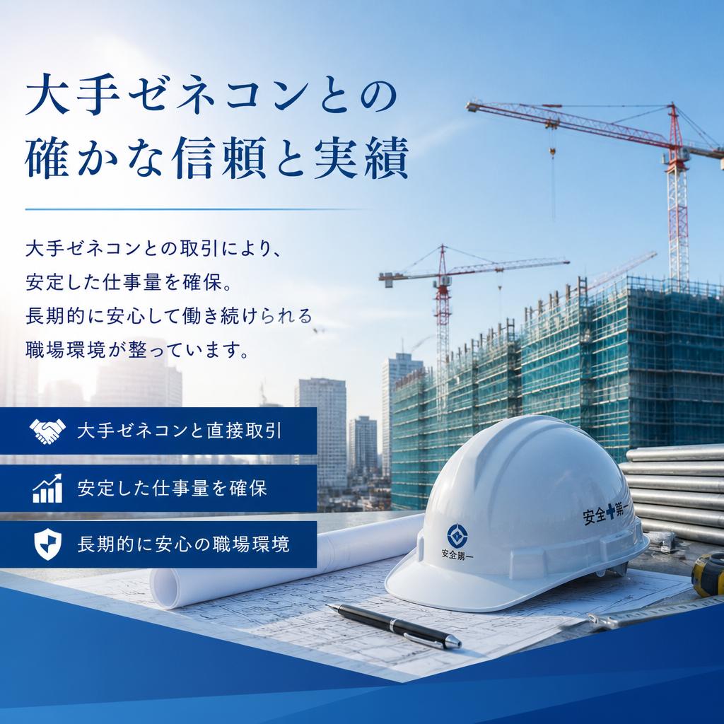 安心・安定の職場