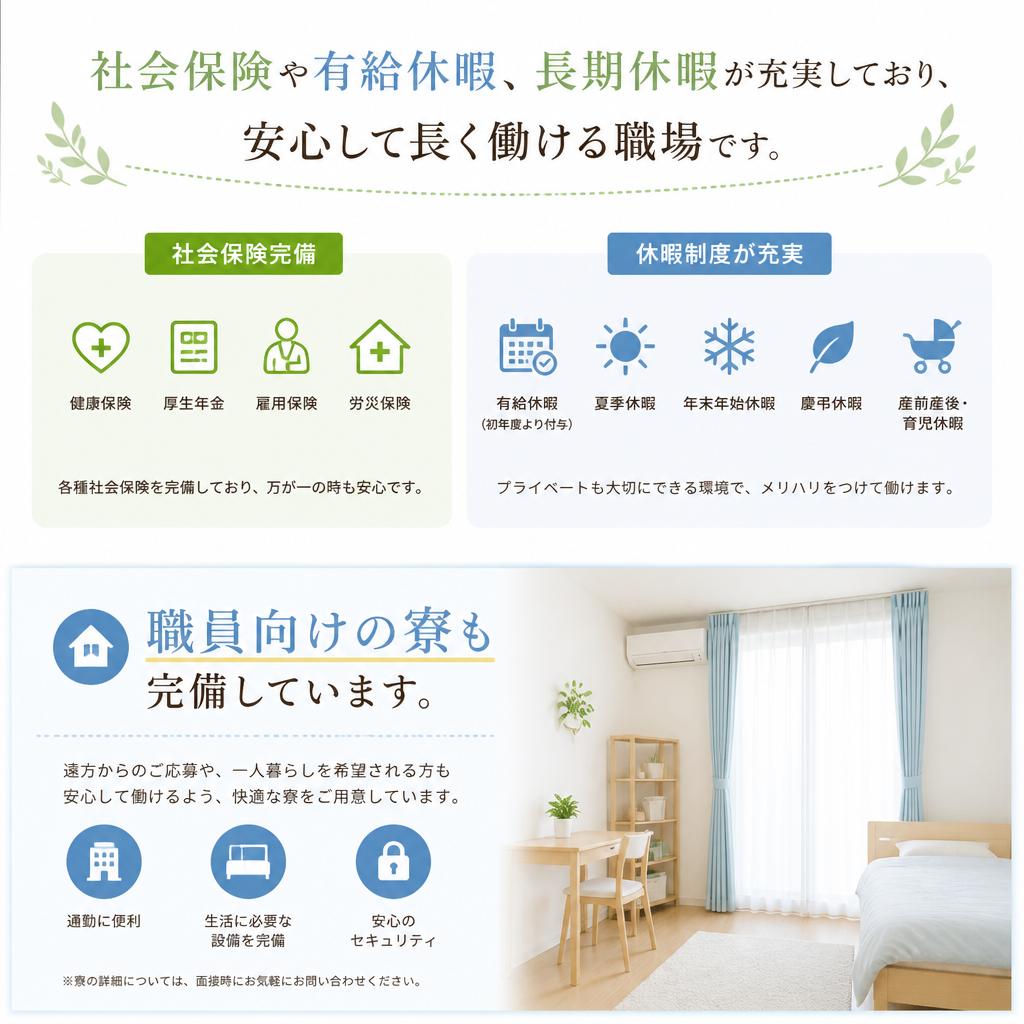 充実の福利厚生