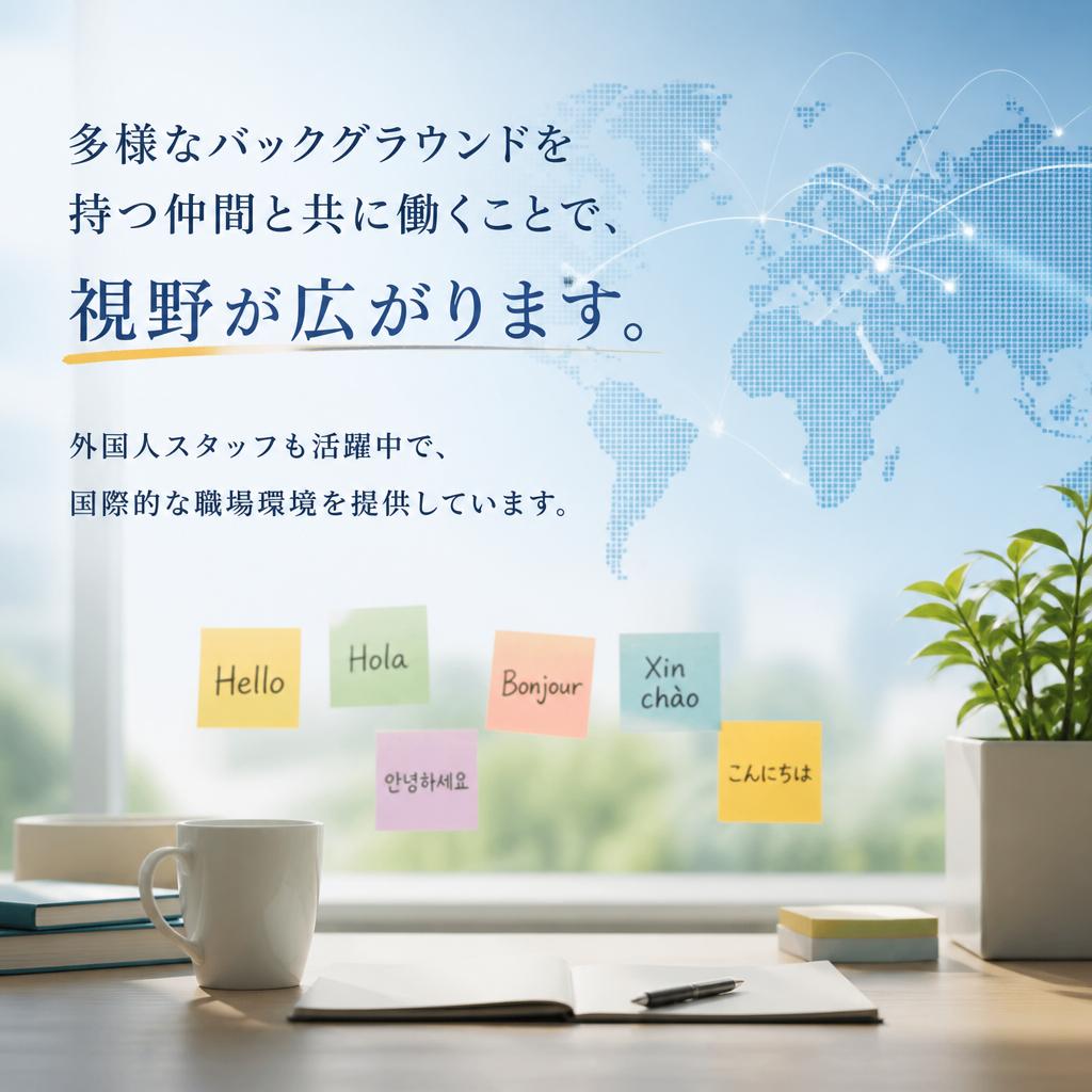 多様性を尊重！外国人雇用の推進