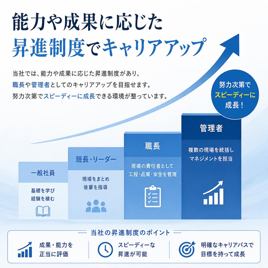 キャリアアップを実現する環境