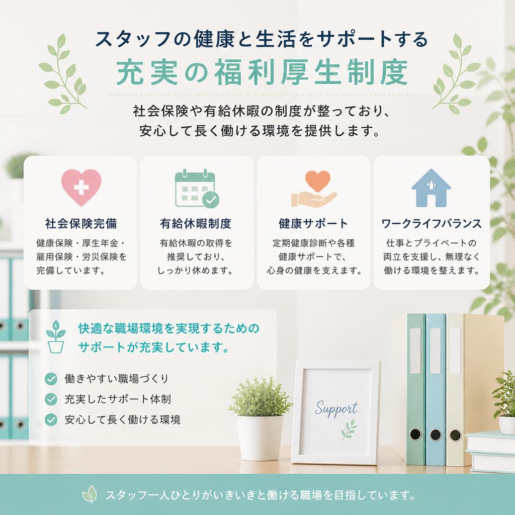 充実した福利厚生