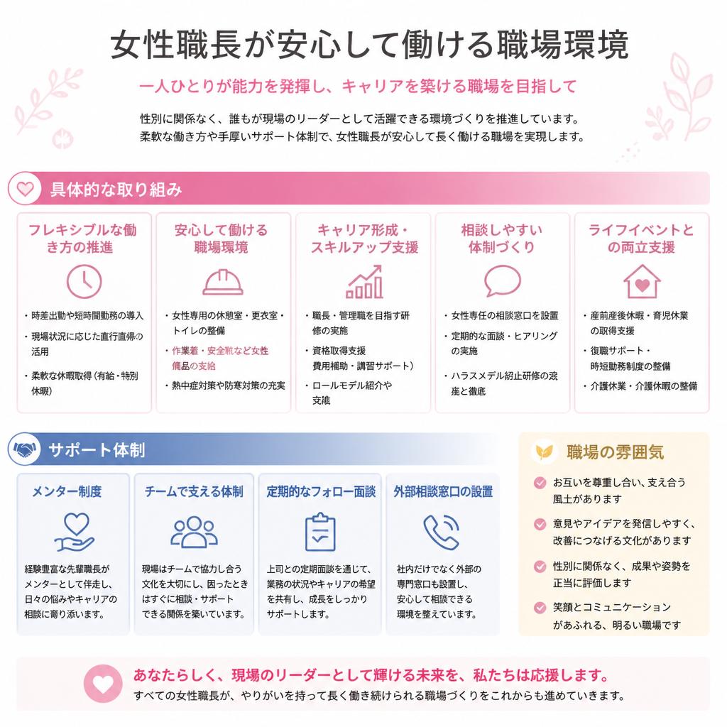 働きやすい職場環境