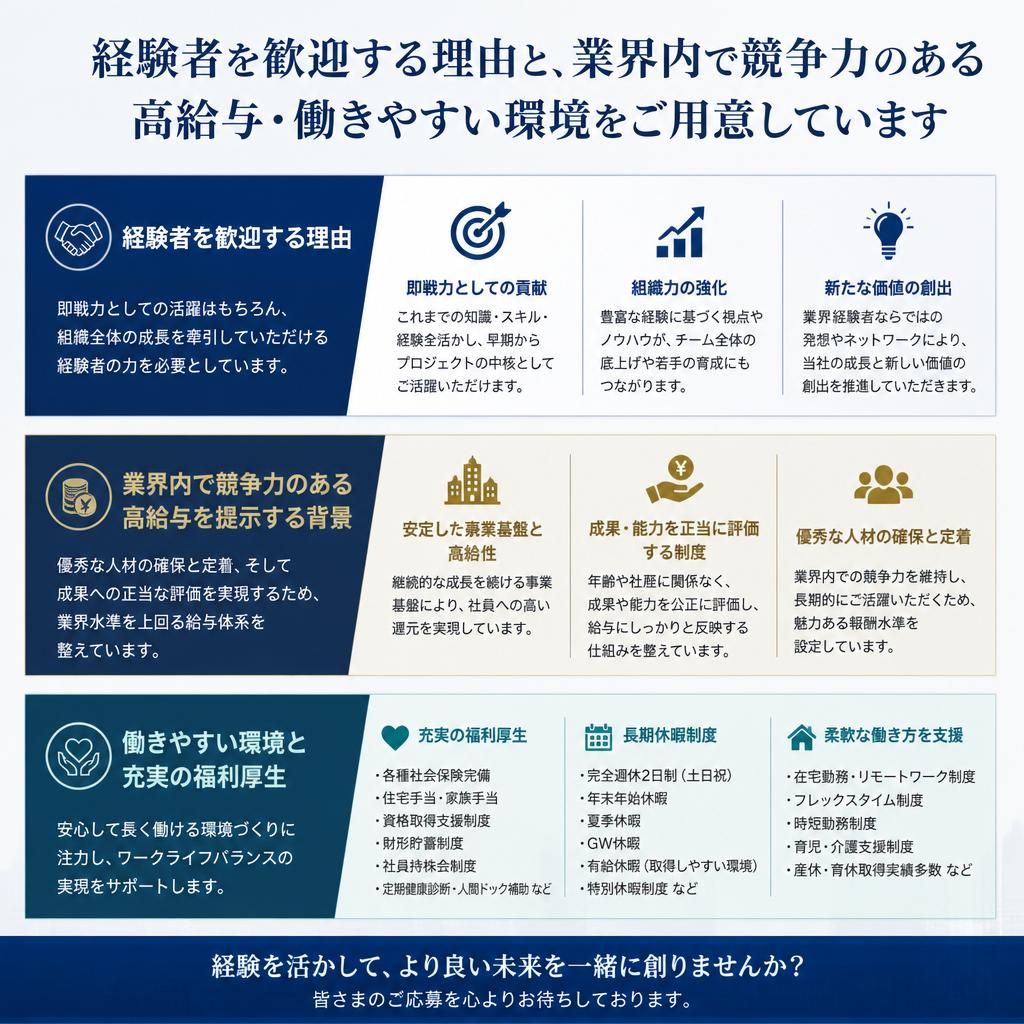2. 高給与・充実の待遇
