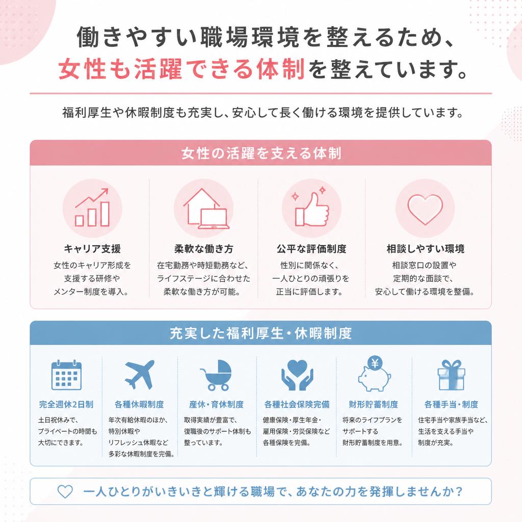 職場環境の改善に注力