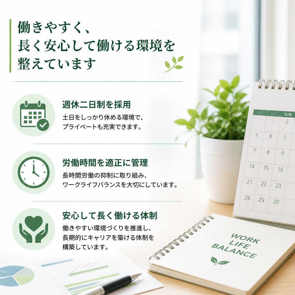 2. 安心の職場環境