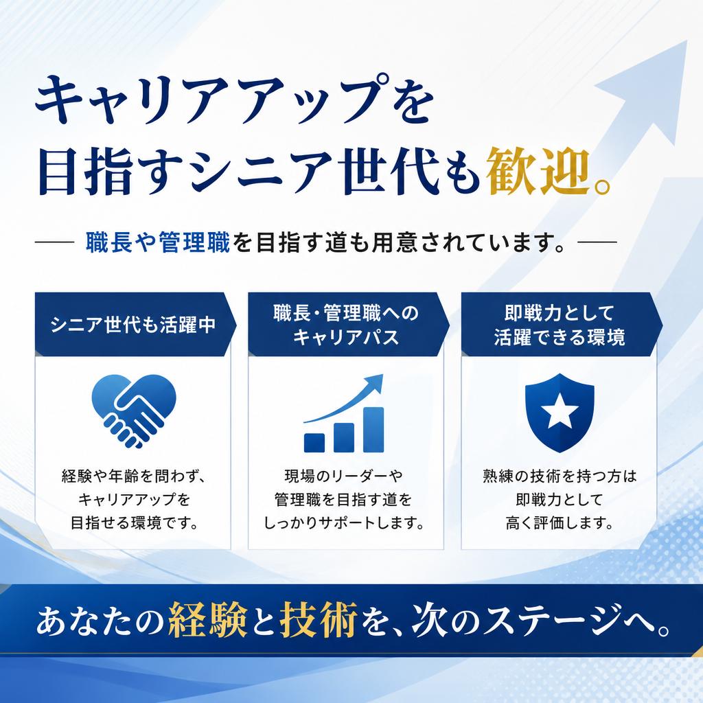 未来に向けたキャリアアップのチャンス