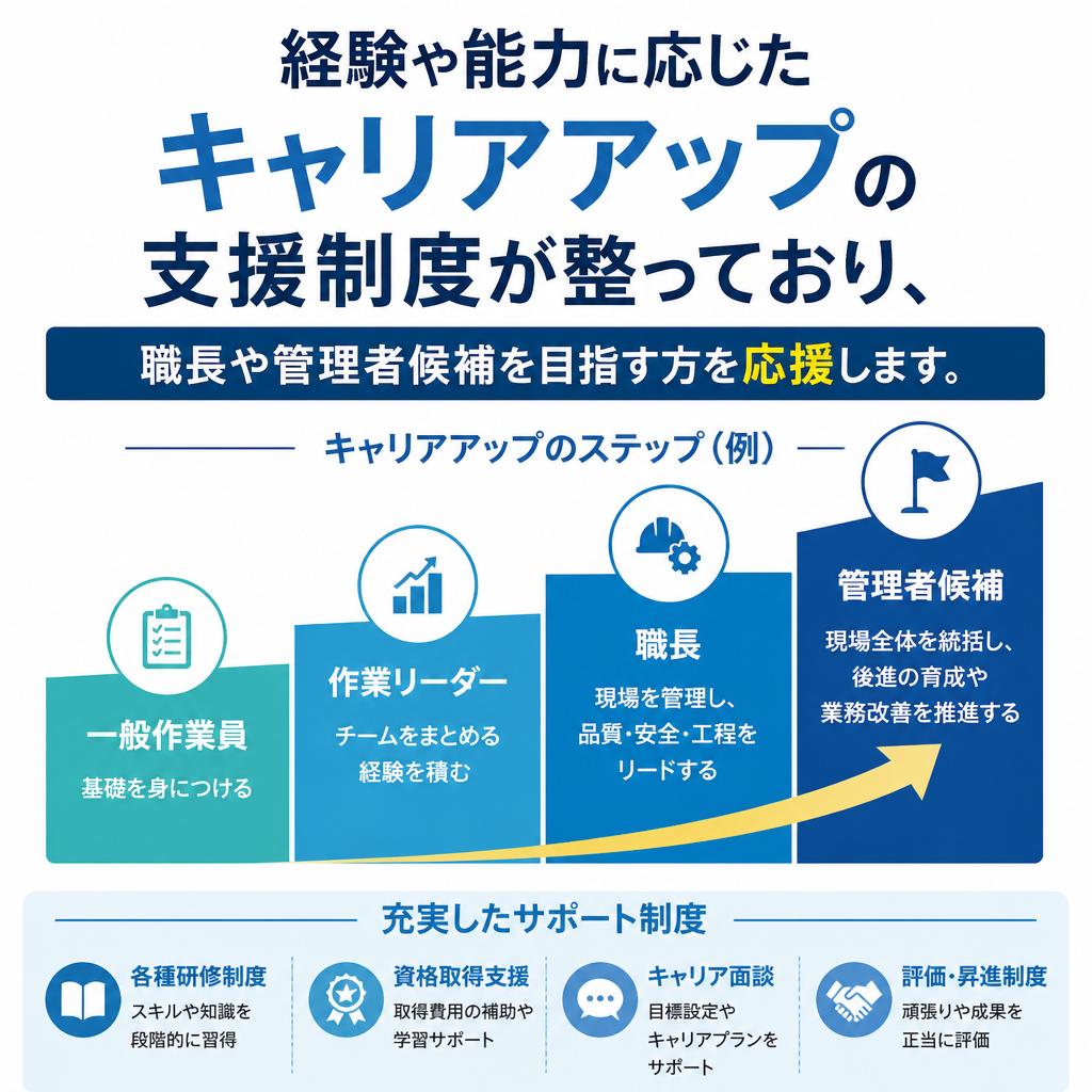キャリアアップを支援