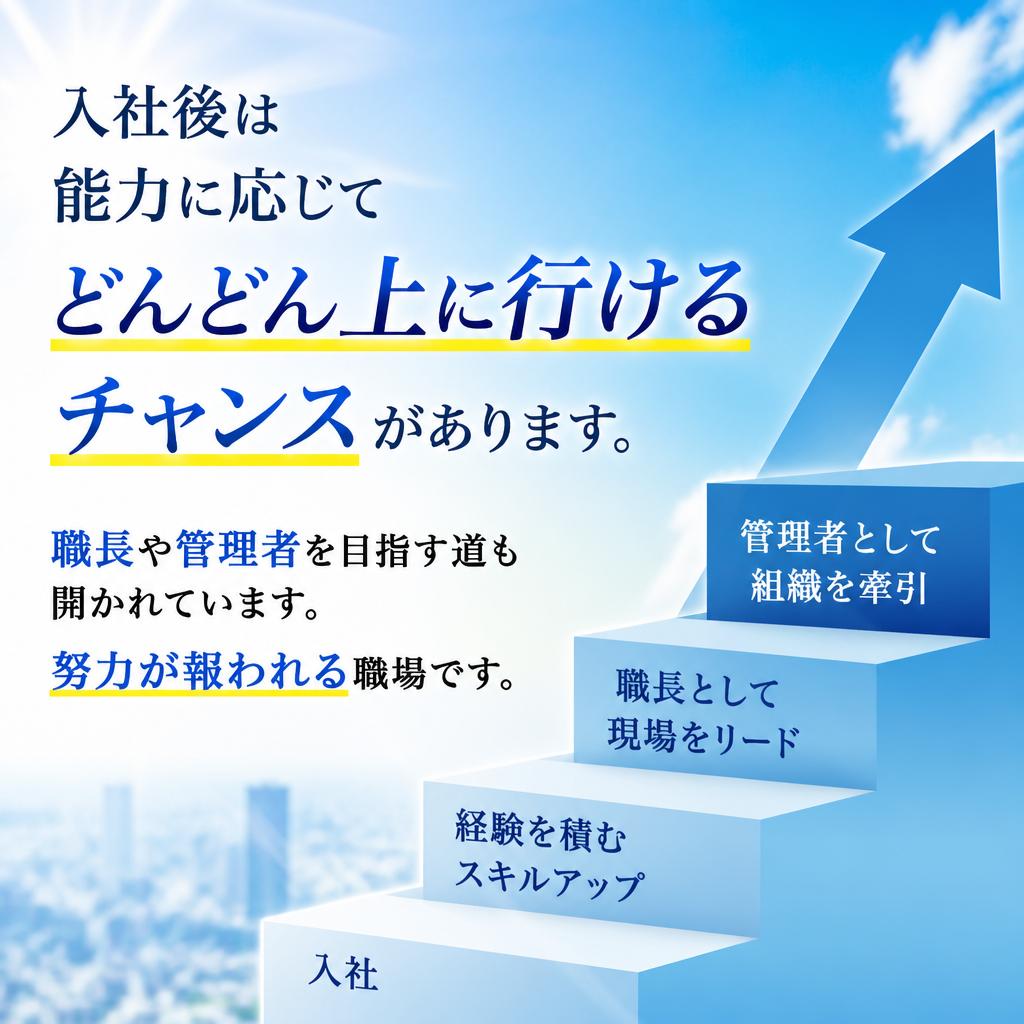 実力次第でキャリアアップ
