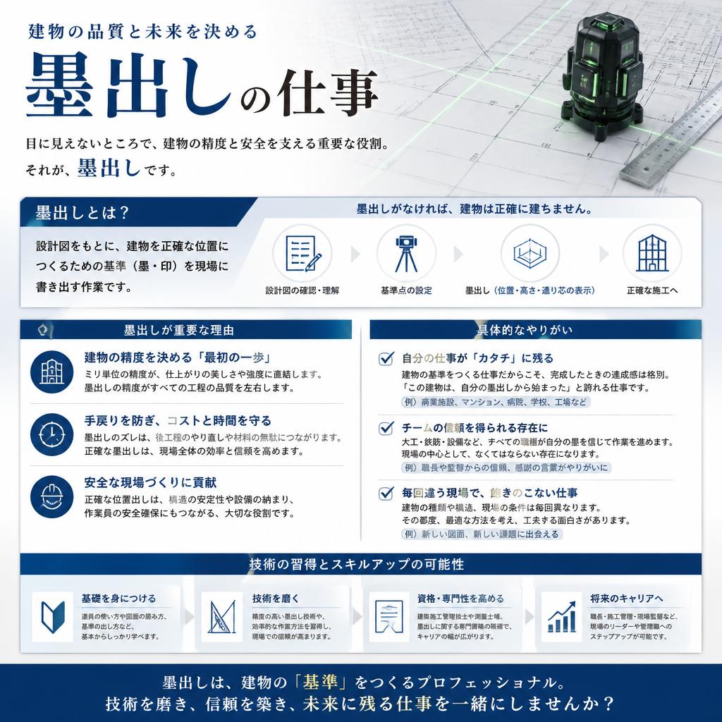 墨出しの魅力！