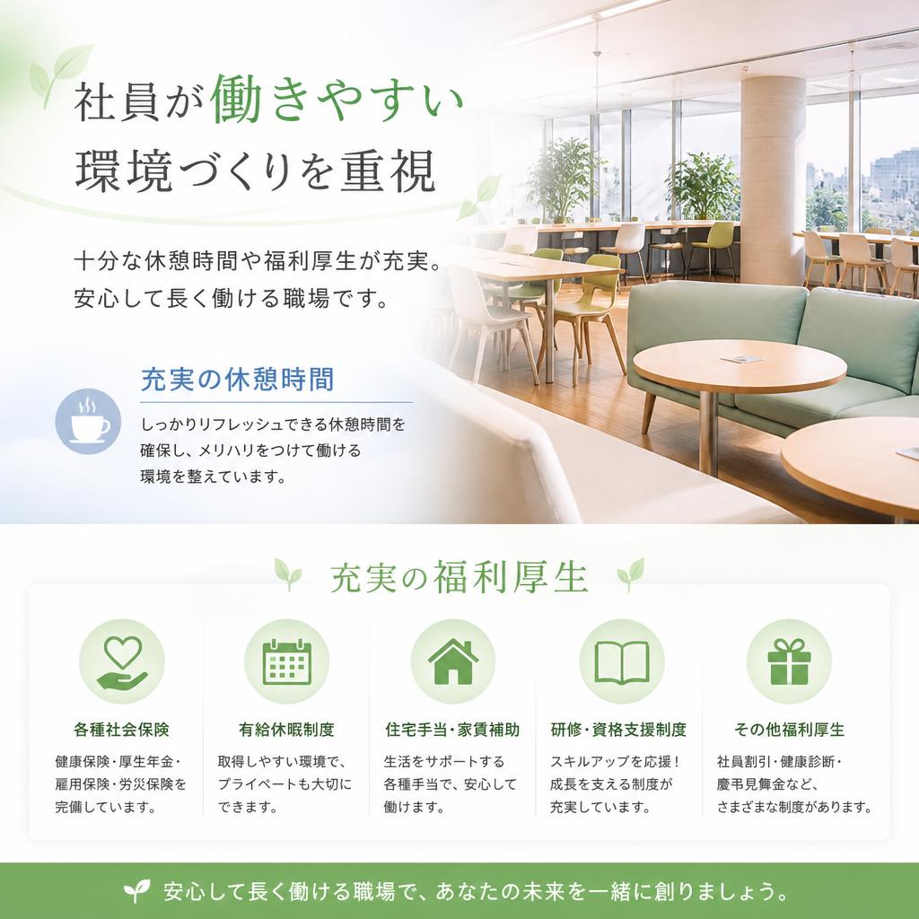 快適な仕事環境の整備
