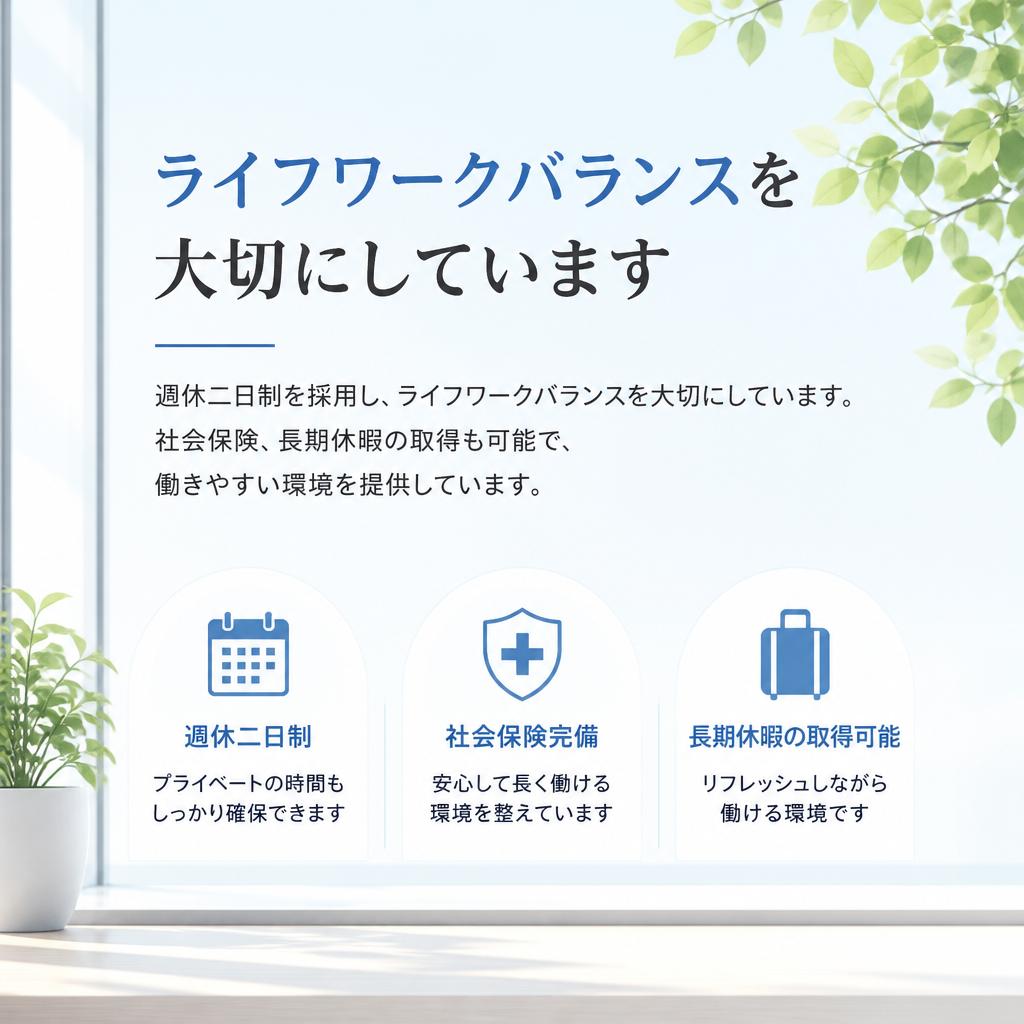 豊富な福利厚生
