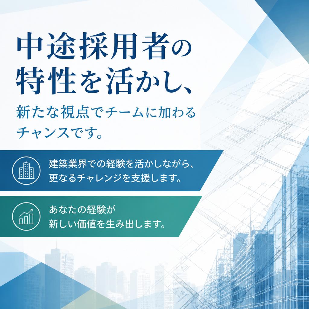 中途採用で自分の可能性を広げる