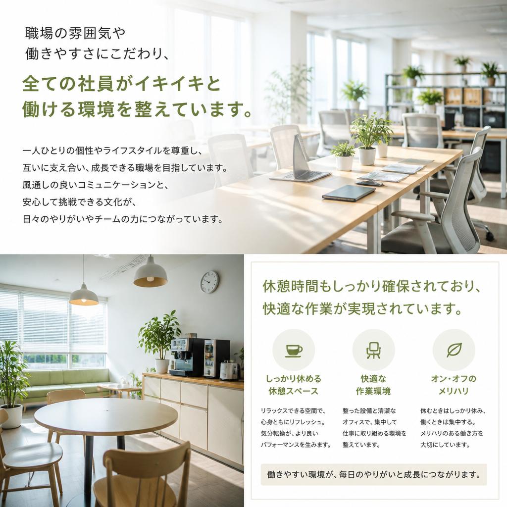 働きやすい職場環境