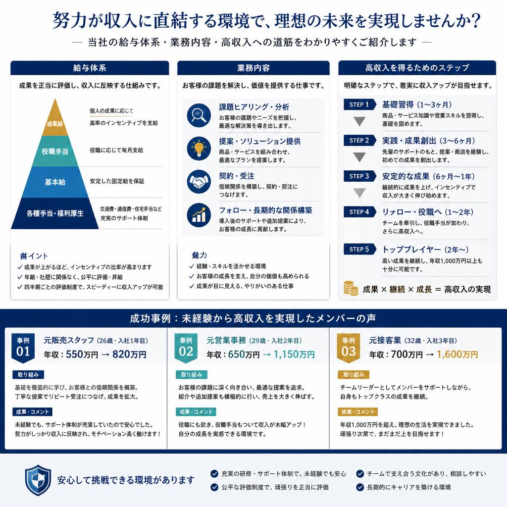 高収入が実現する理由