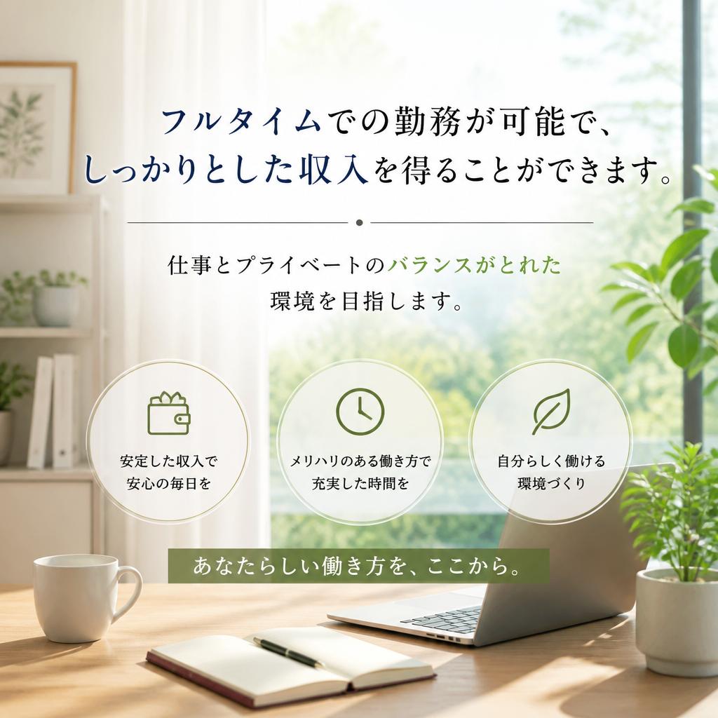 フルタイム勤務でライフスタイルを充実させる