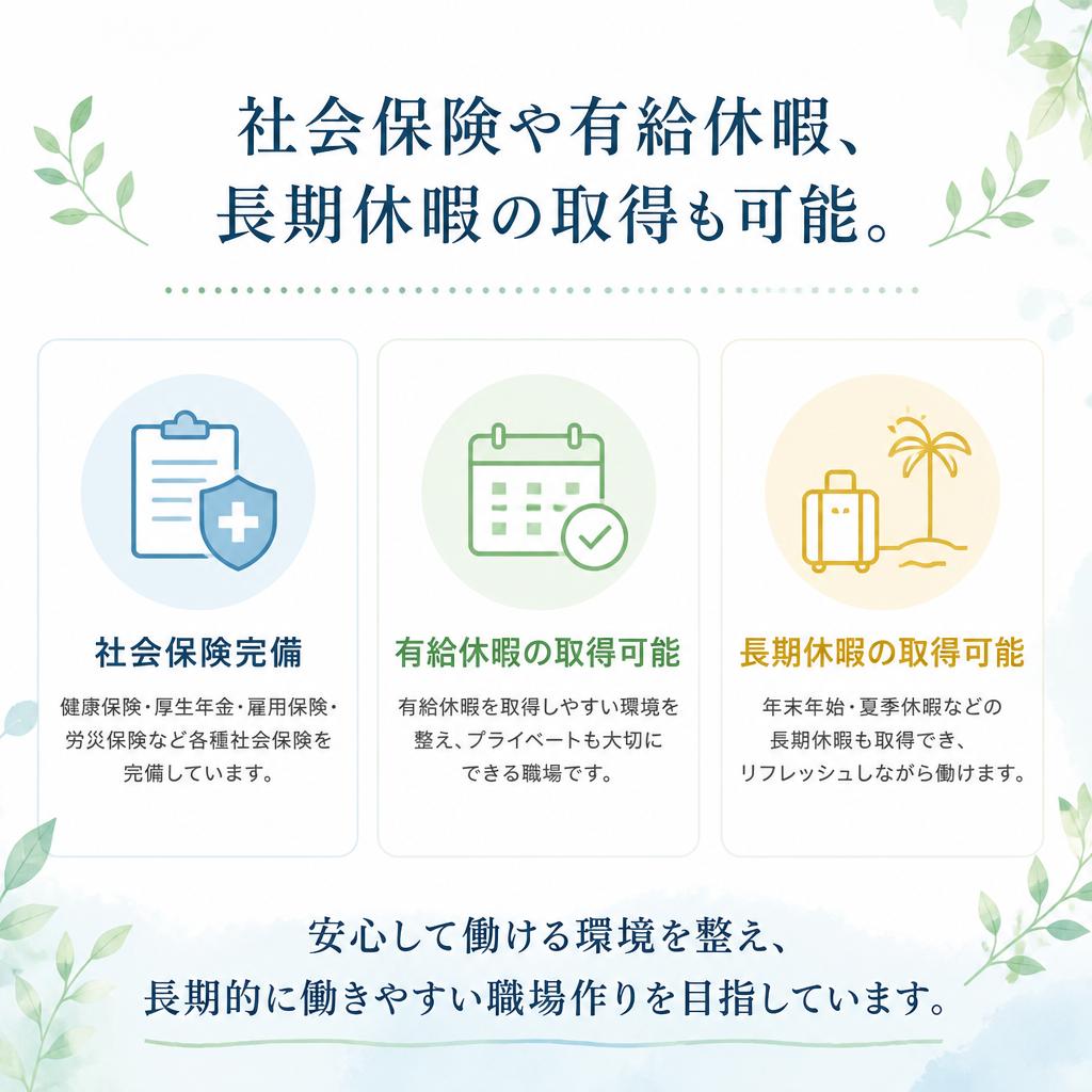 福利厚生が充実