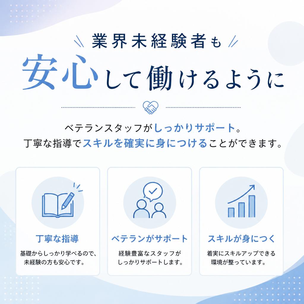 2. 安心のサポート体制