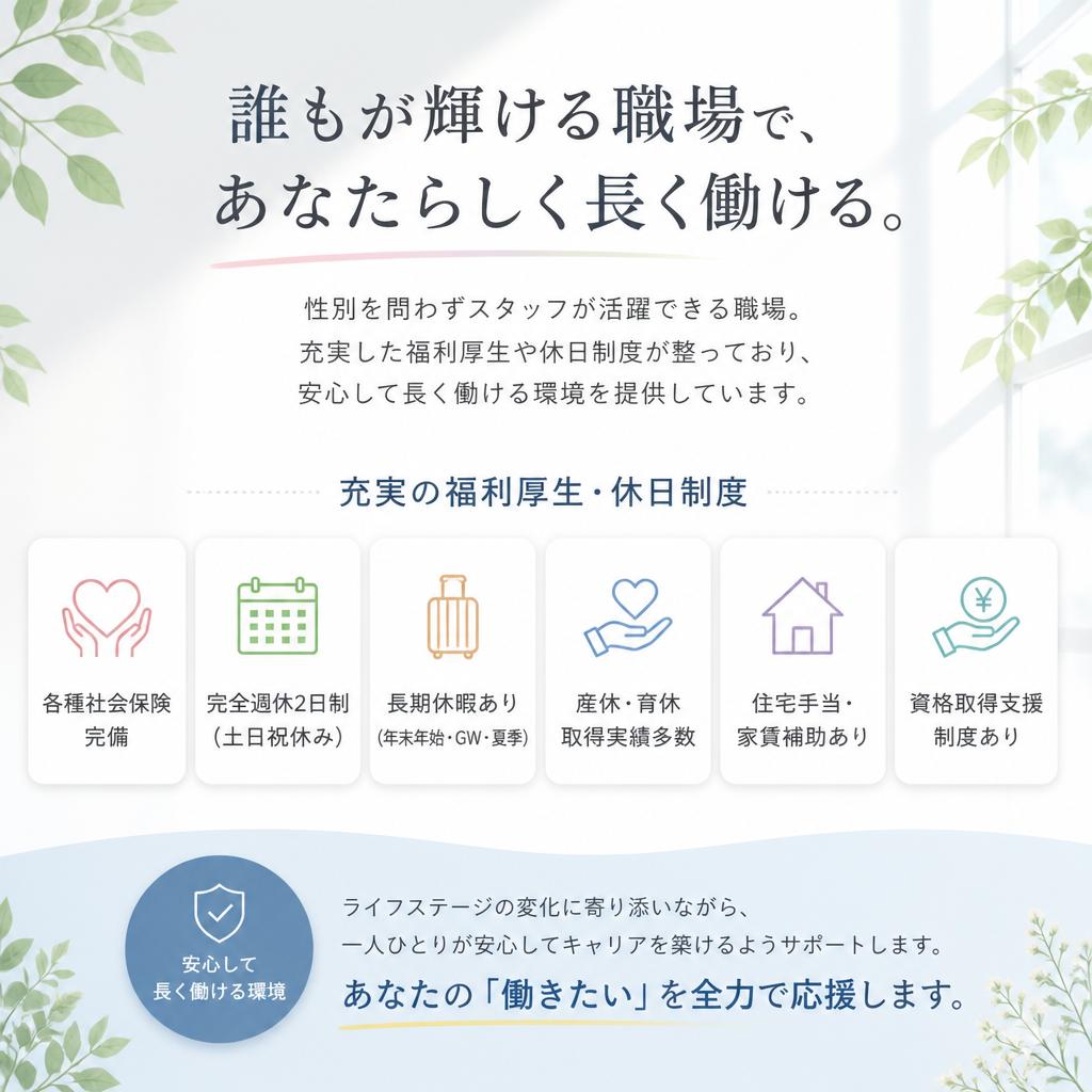 3. 働きやすい職場環境