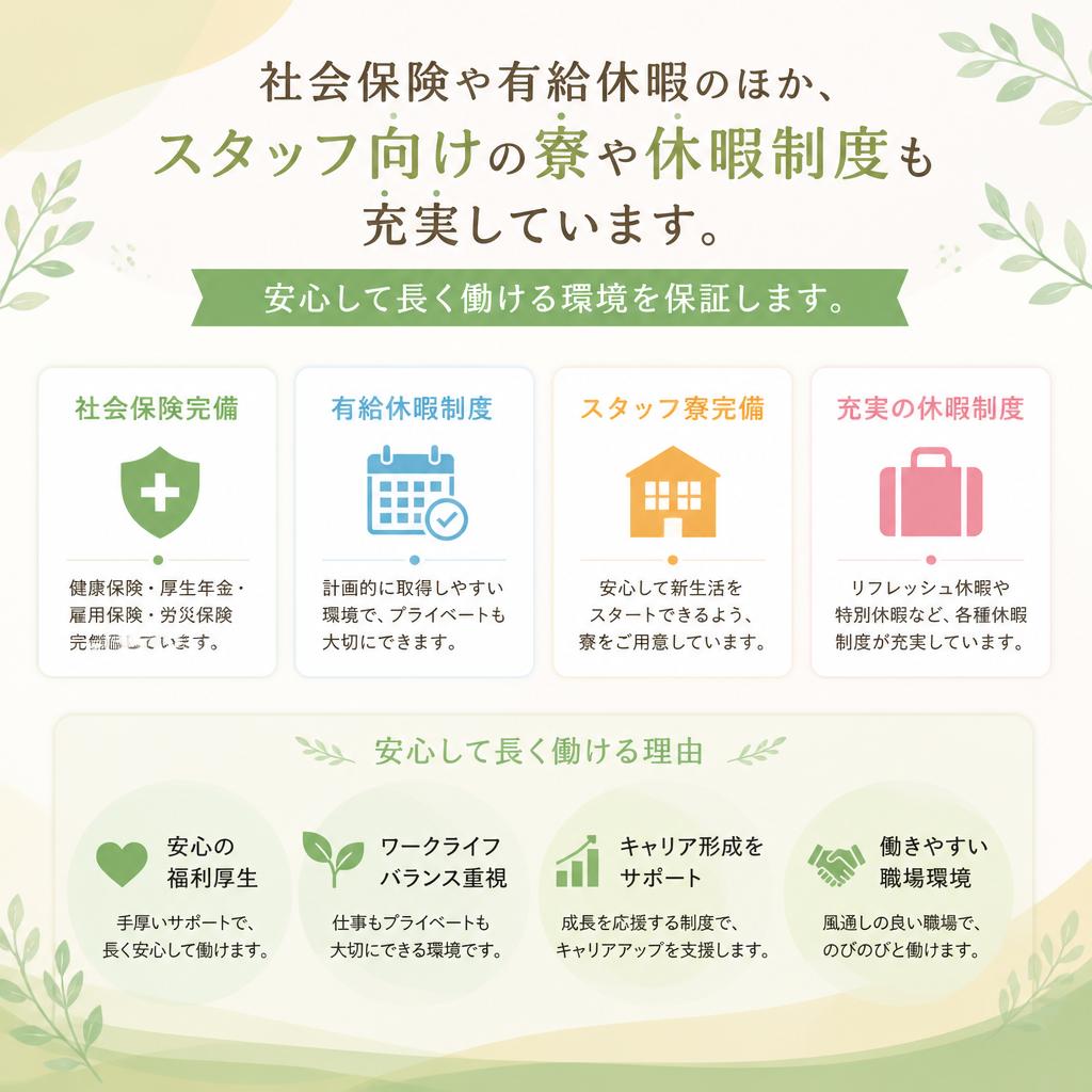 福利厚生が充実