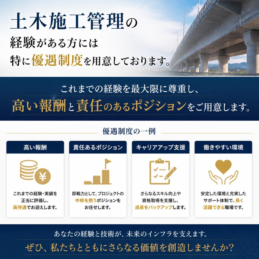 経験者優遇・スキルを活かすチャンス