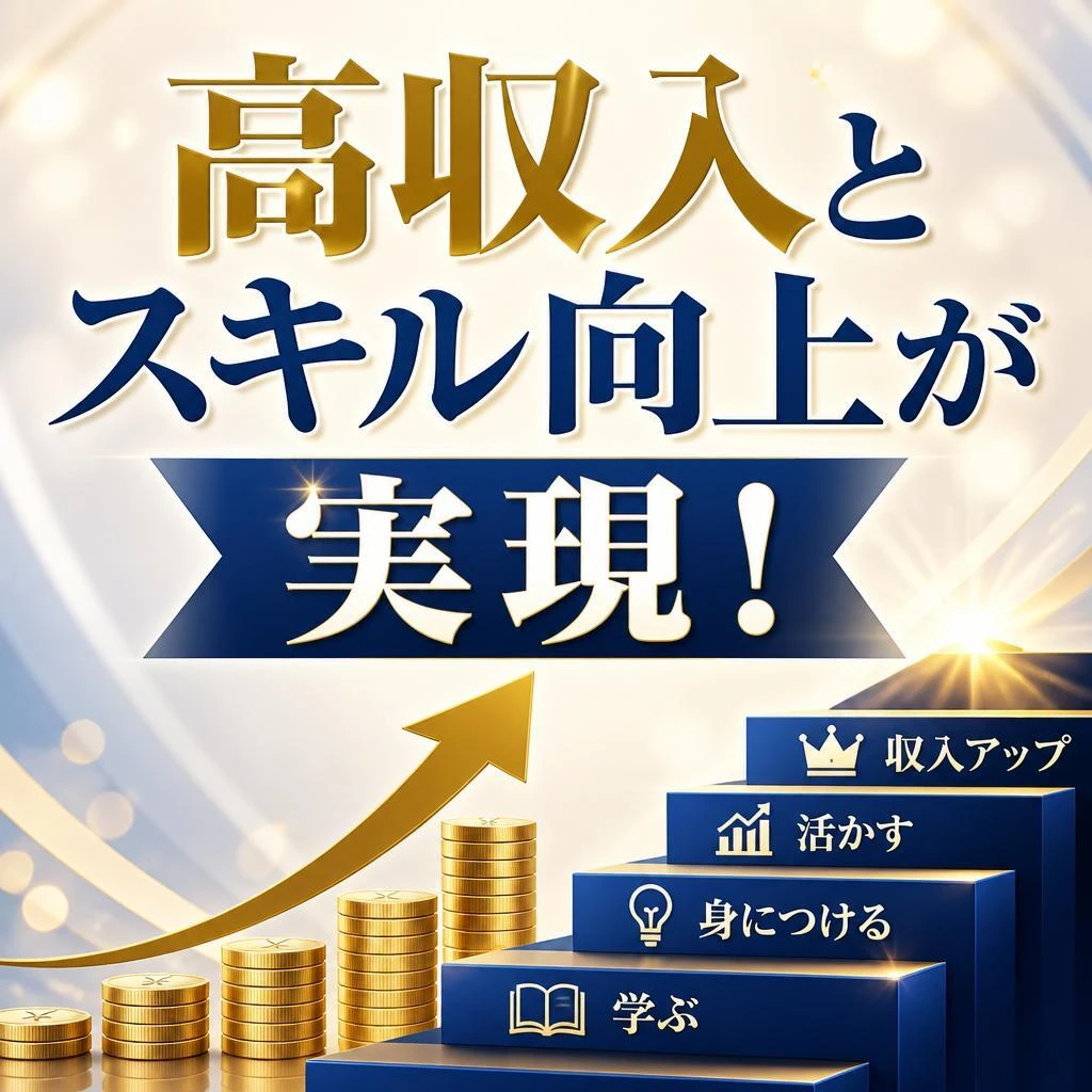 高収入とスキル向上が実現！