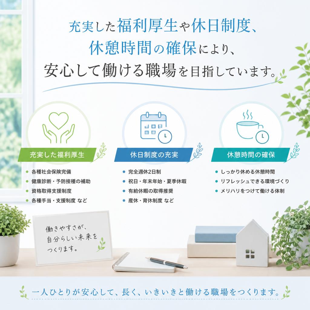 3. 働きやすい職場環境